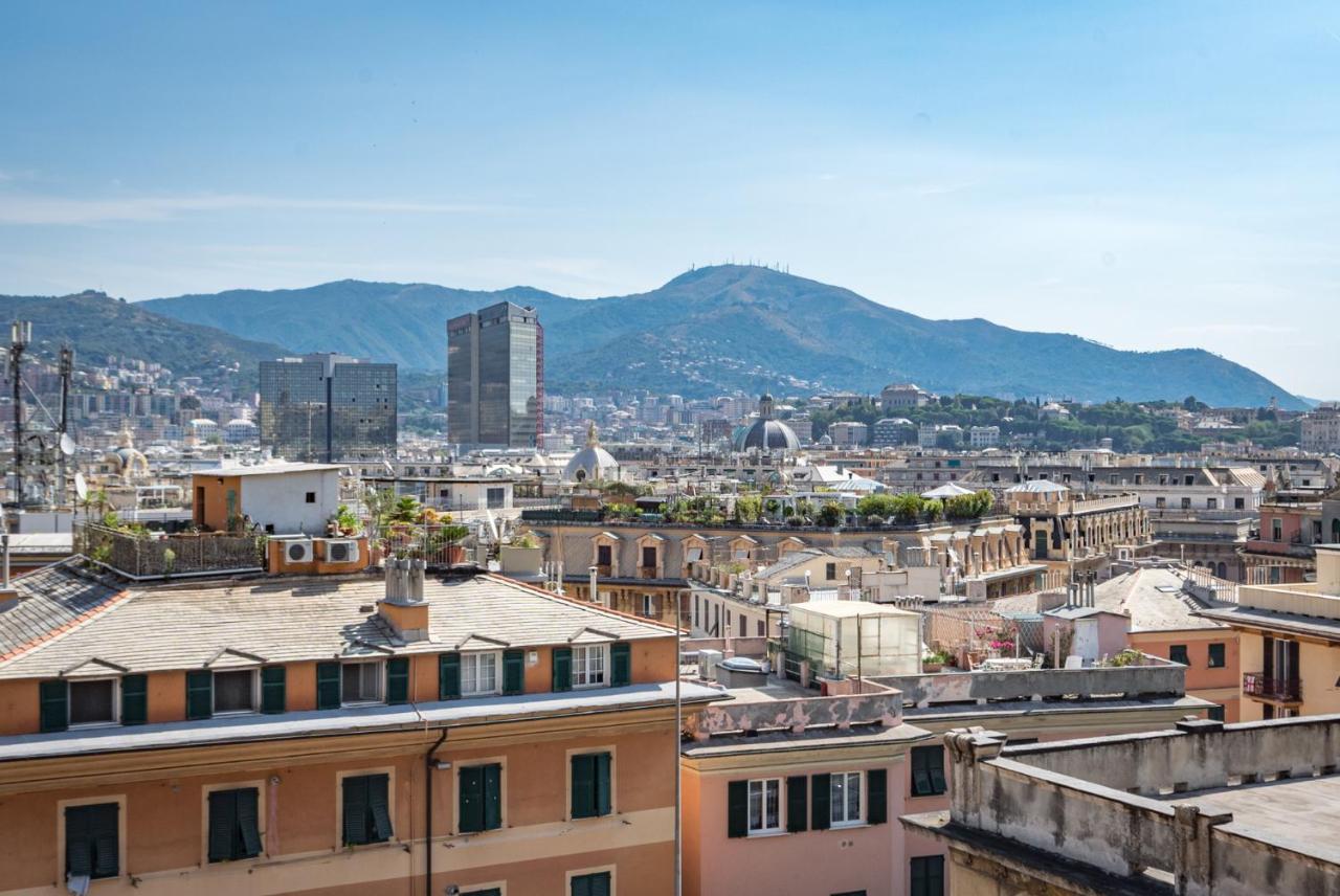 Ferienwohnung Joivy Penthouse Flat With Terrace Genua Exterior foto