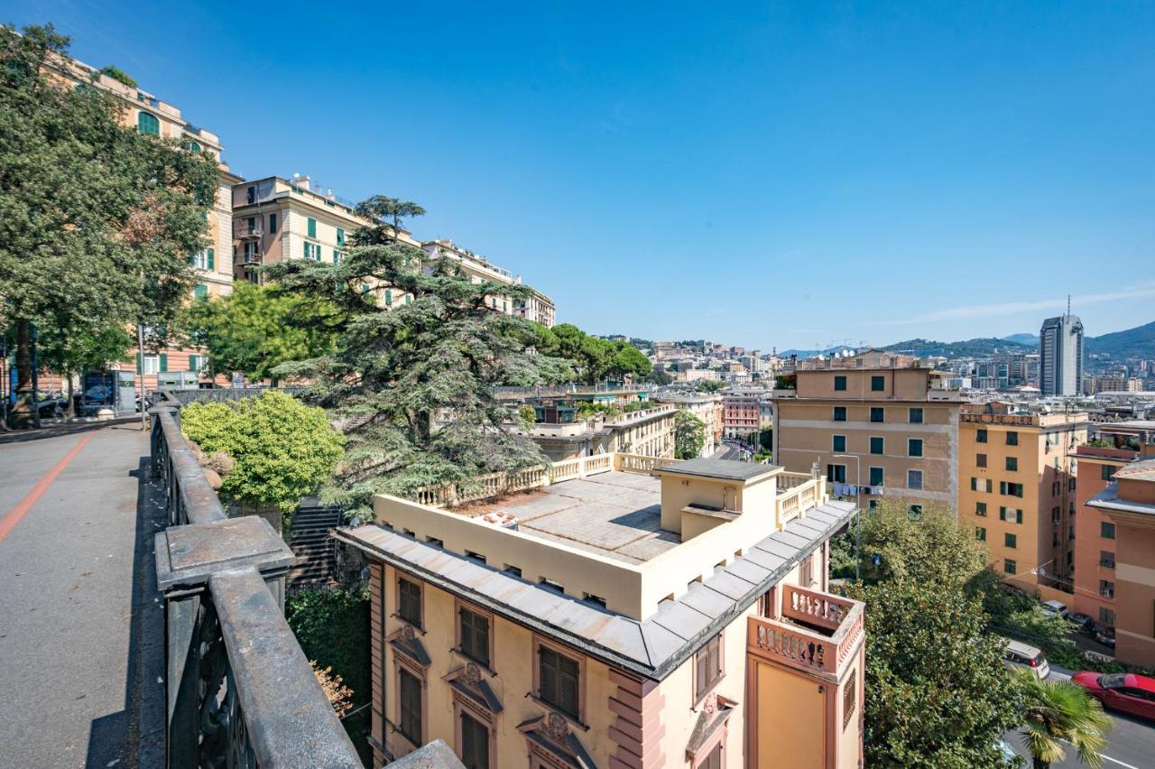 Ferienwohnung Joivy Penthouse Flat With Terrace Genua Exterior foto
