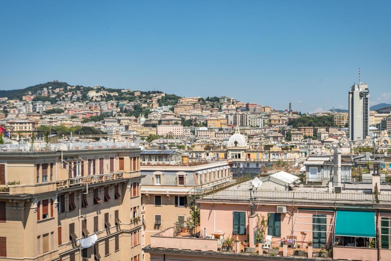 Ferienwohnung Joivy Penthouse Flat With Terrace Genua Exterior foto